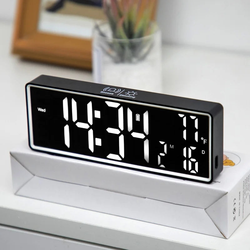 Rechargeable Digital Alarm Clock