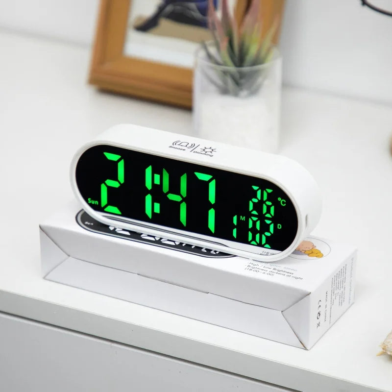 Rechargeable Digital Alarm Clock