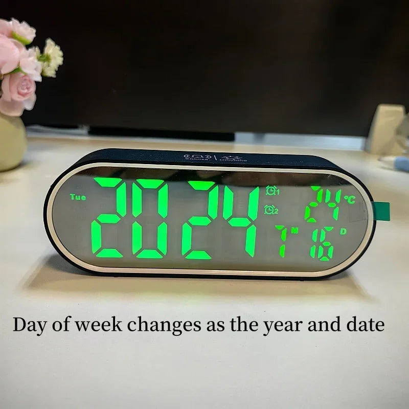 Rechargeable Digital Alarm Clock