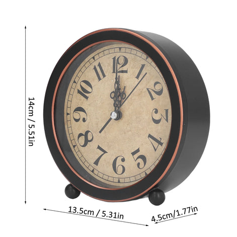 Retro Style Easy Identification Desk Clock
