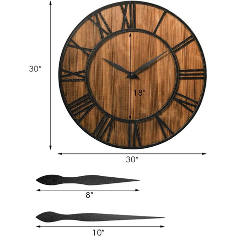 30 Inch Round Wall Clock