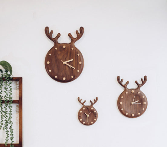 Nordic Solid Wood Simple Wall Clock Pendulum