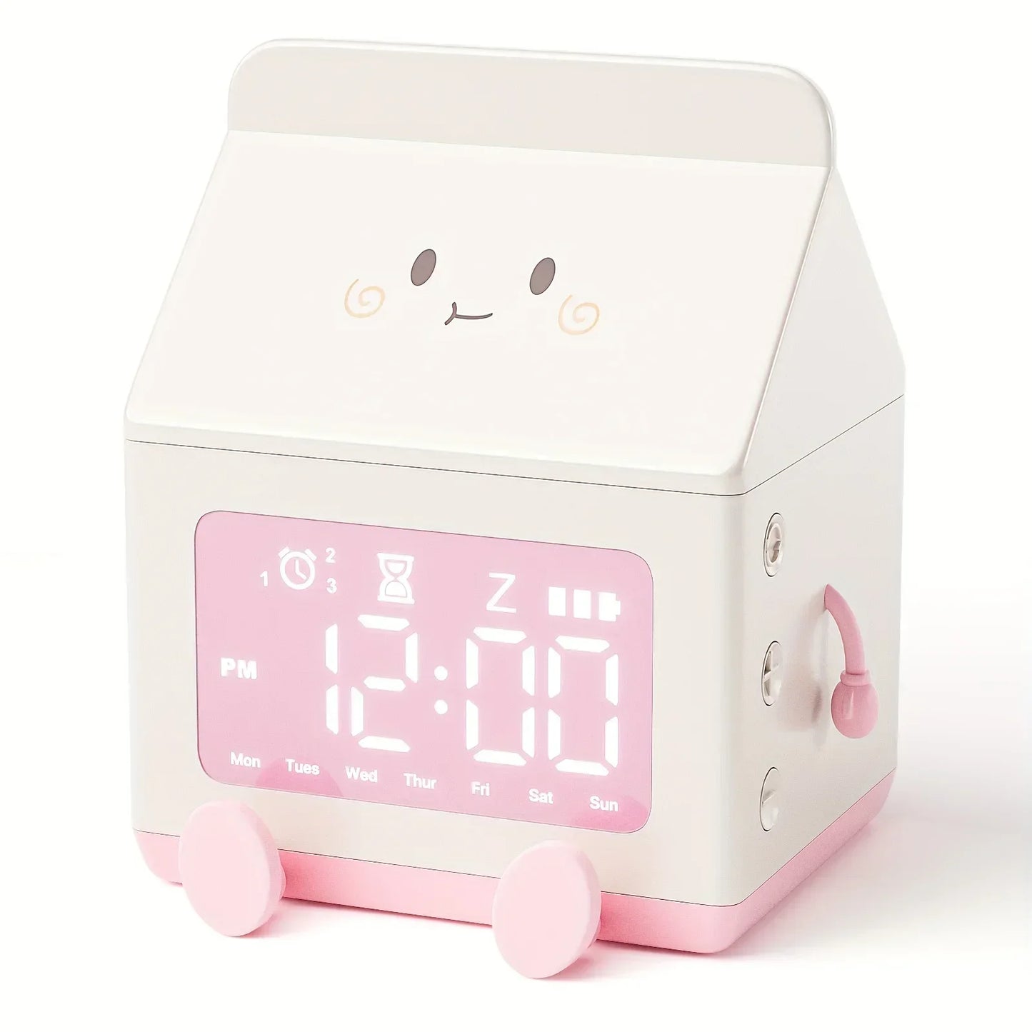 Creative Milk Box Digital Alarm Clock