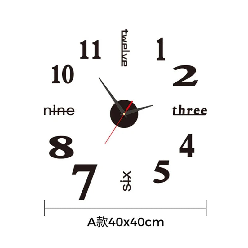 Simple Modern Design Digital DIY Clock