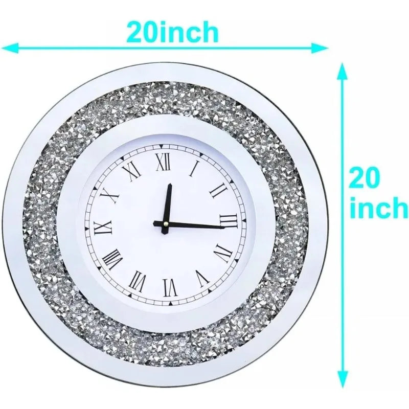 Crystal Sparkling Diamond Wall Clock