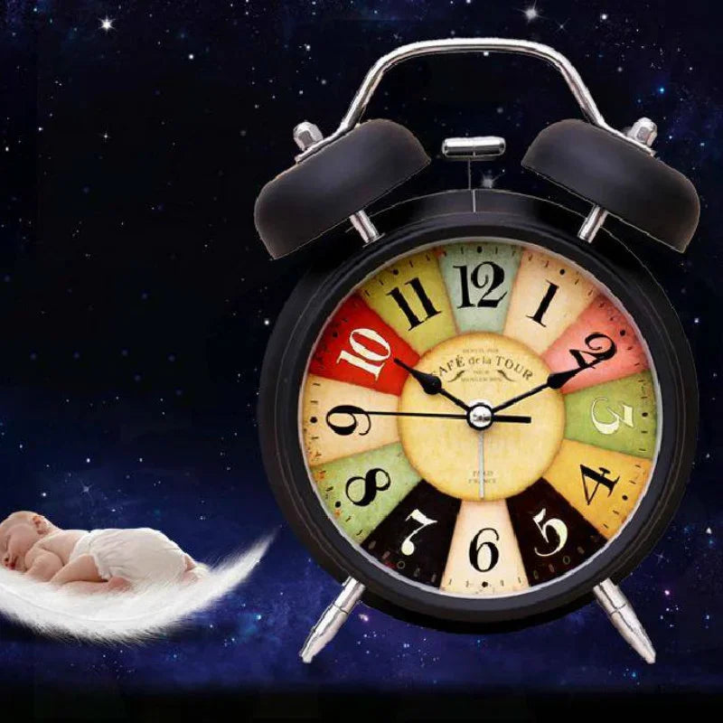 Silent Battery Operated Wake Up Alarm Clock