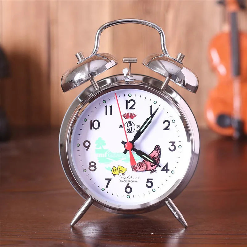 Retro Nostalgic Metal Movement Creative Alarm Clock