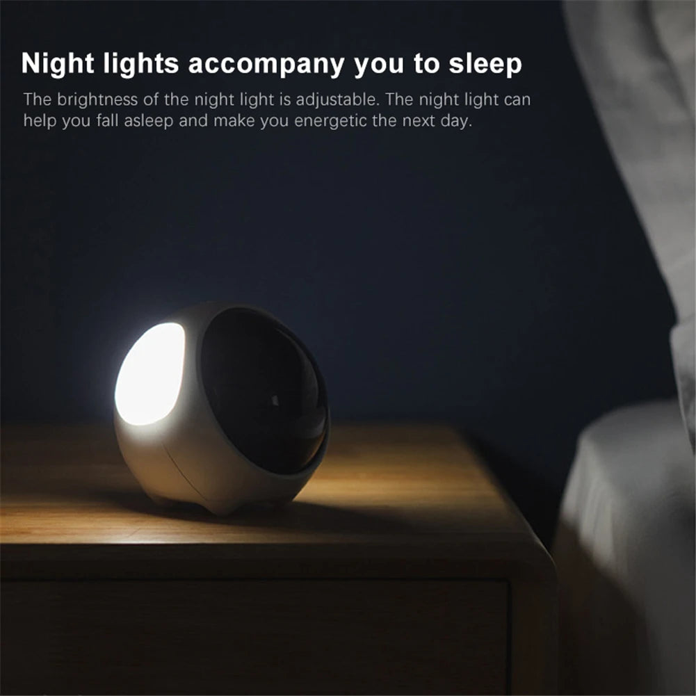 Cute Night Light Alarm Clock