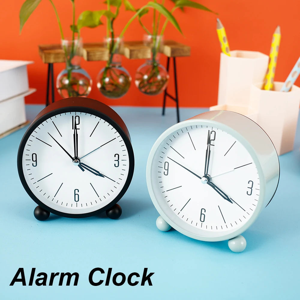 Silent Alarm Clock with Night Light