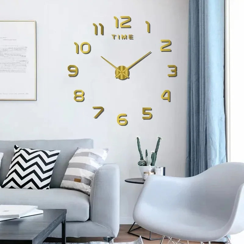 Three-dimensional Decoration Punch-free Restaurant Clock