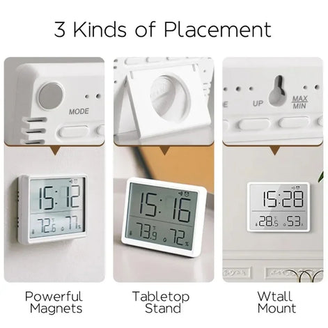 LCD Digital Wall Clock