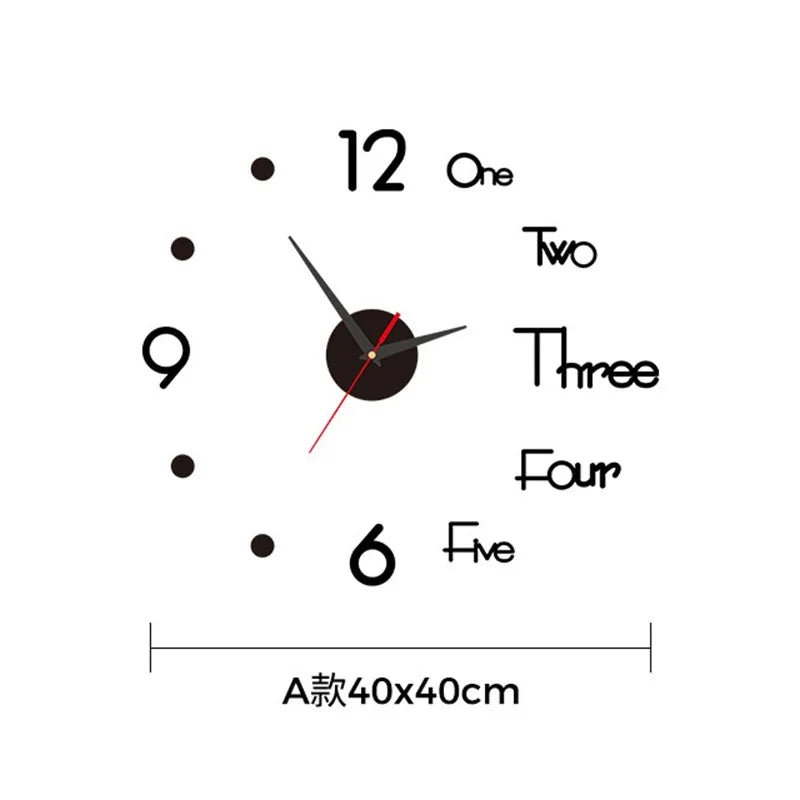 Simple Modern Design Digital DIY Clock