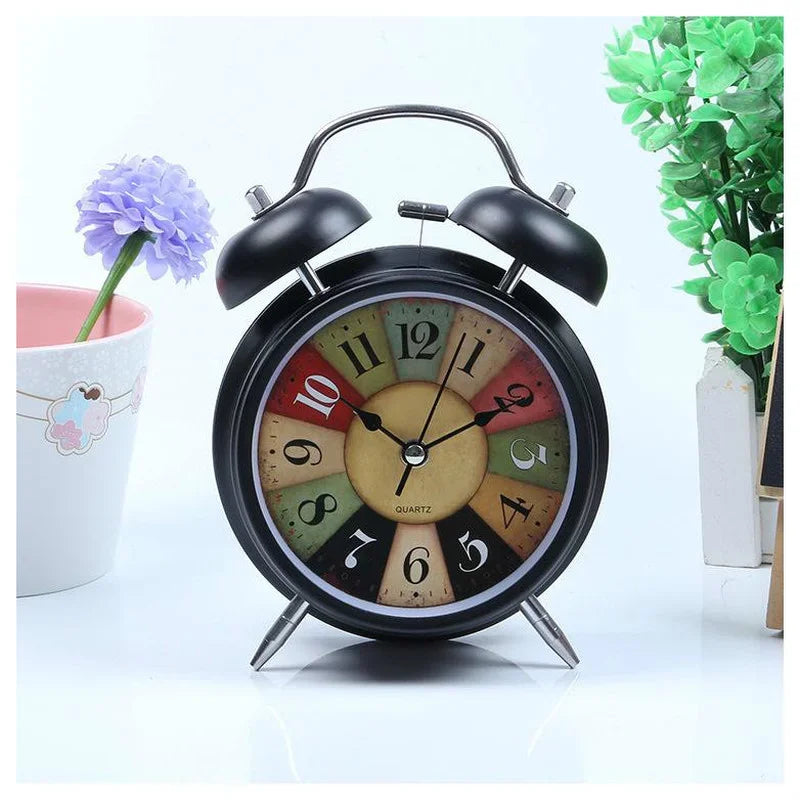 Silent Battery Operated Wake Up Alarm Clock