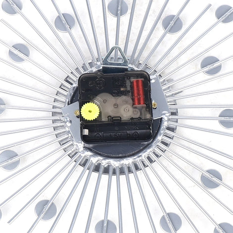 Silver Color Wall Clock