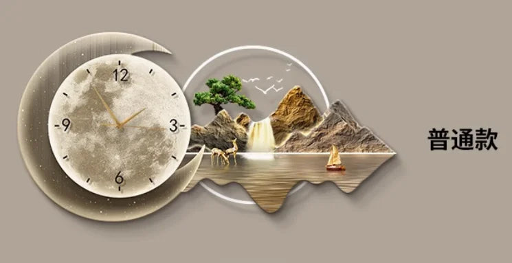 Restaurant Decoration Painting Clock