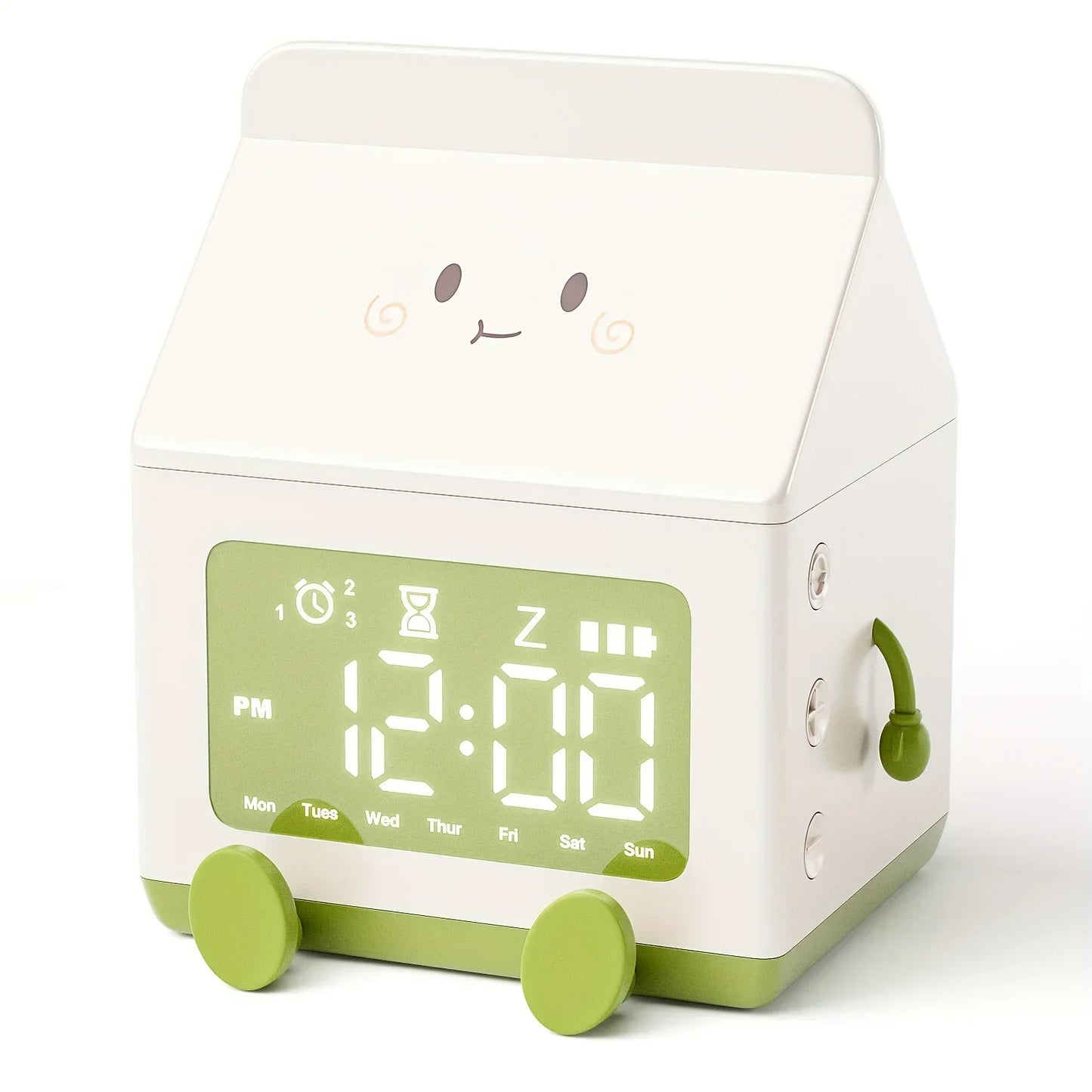 Creative Milk Box Digital Alarm Clock