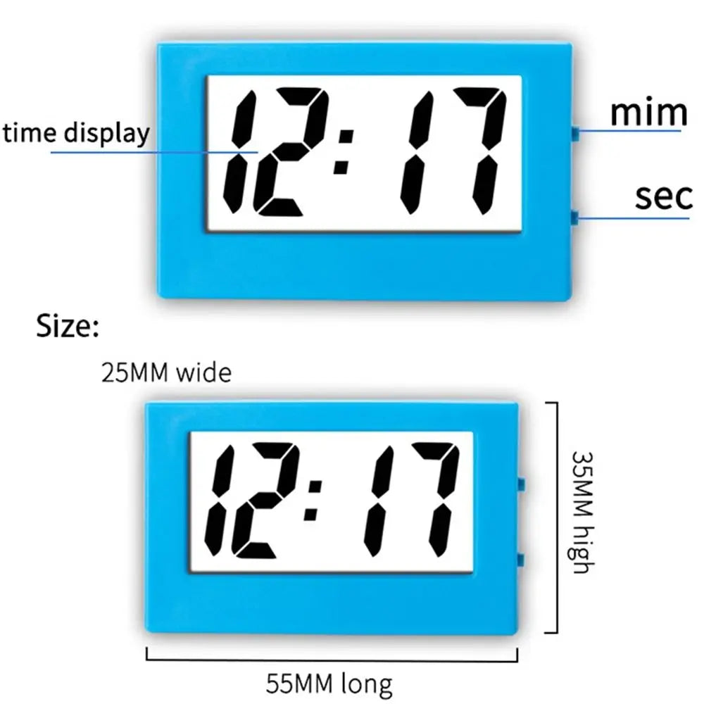 Battery Powered Mini Desk Clock