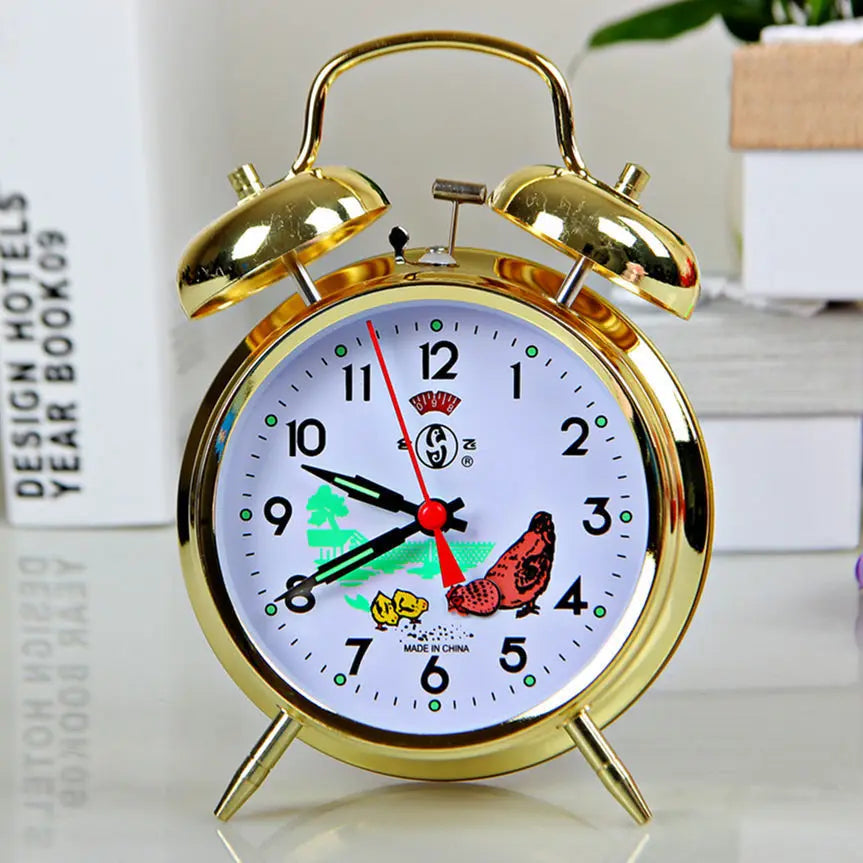 Retro Nostalgic Metal Movement Creative Alarm Clock