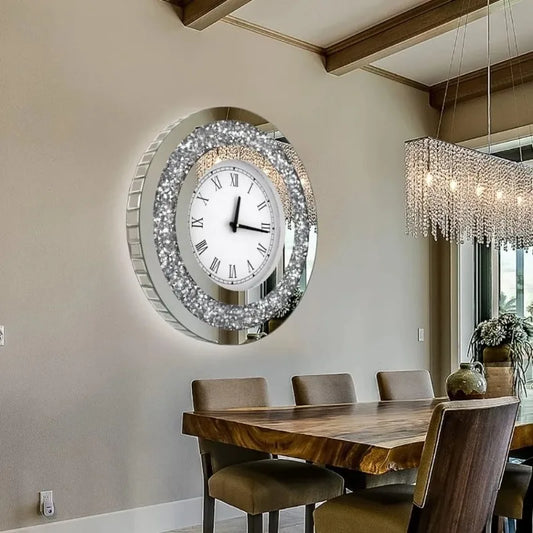 Crystal Sparkling Diamond Wall Clock