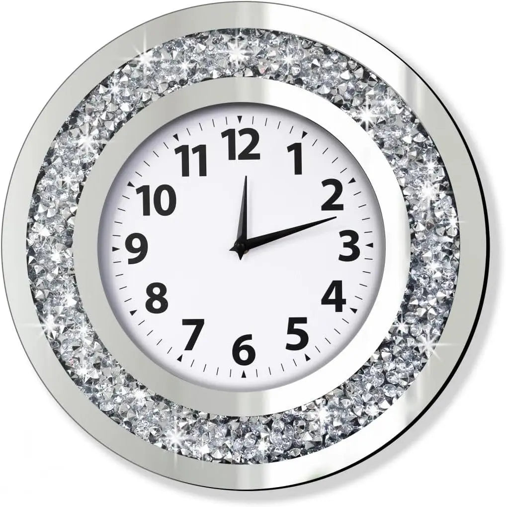 Crystal Sparkling Diamond Wall Clock