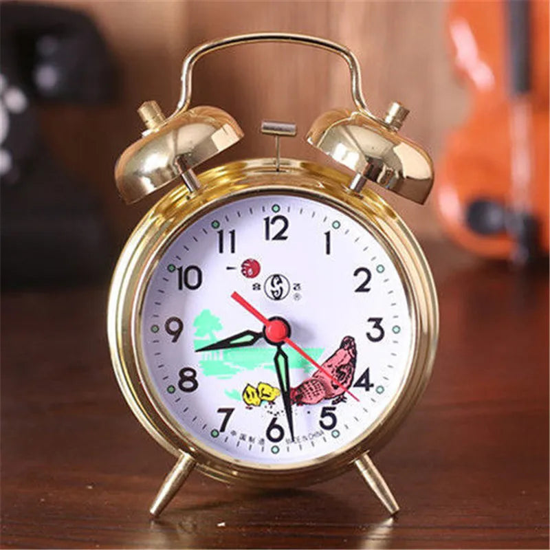 Retro Nostalgic Metal Movement Creative Alarm Clock