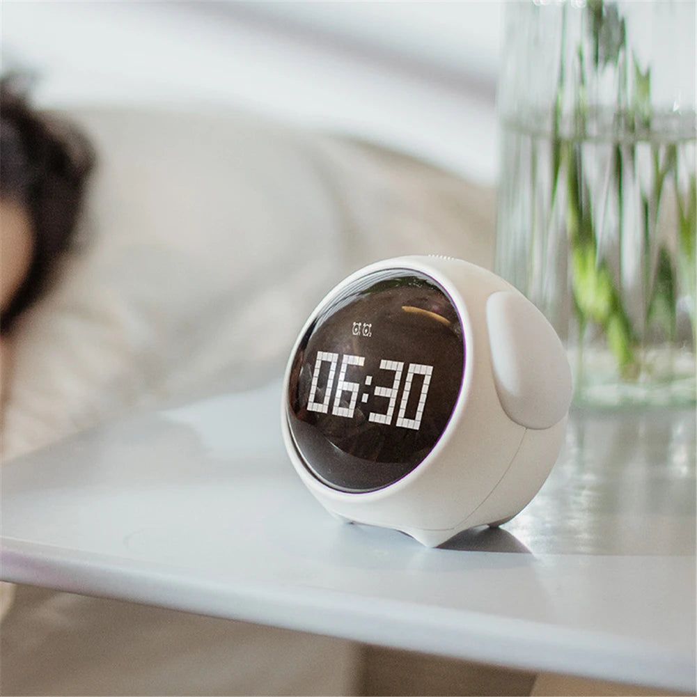 Cute Night Light Alarm Clock